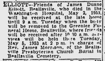 James Duane Elliott obit